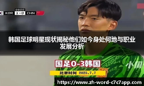韩国足球明星现状揭秘他们如今身处何地与职业发展分析